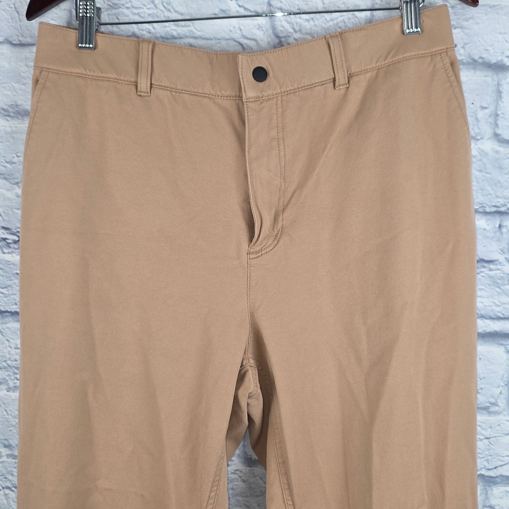 Mugsy Jeans Men Tan Khaki Chino Joggers Stretch Pants Elastic Waist J6TNKA 31X31